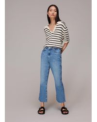 Whistles - Authentic Kick Flare Jean - Lyst