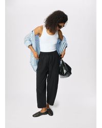 Whistles - Utility Cotton Barrel Trouser - Lyst