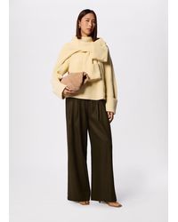 Whistles - Wide Leg Hopsack Trouser - Lyst