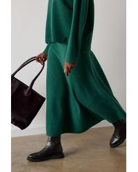 Whistles - Wool Knitted Midi Skirt - Lyst
