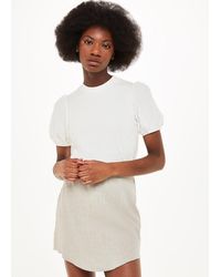 Whistles - Texture Puff Sleeve Top - Lyst