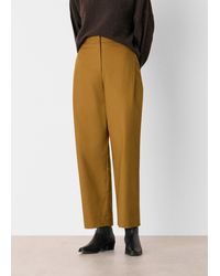 Whistles - Side Pleat Tapered Trouser - Lyst