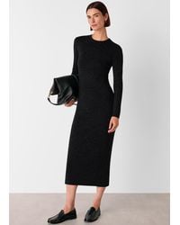 Whistles - Annie Sparkle Knit Dress - Lyst