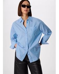 Whistles - Oversized Fit Stripe Shirt - Lyst