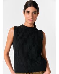 Whistles - Pointelle Knitted Tank - Lyst