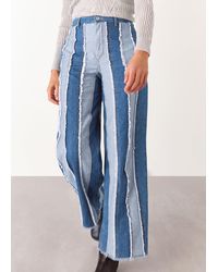 Whistles - Macie Vertical Patchwork Jean - Lyst