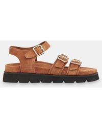 Whistles - Jemma Triple Buckle Sandal - Lyst