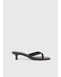 Whistles - Toe Post Kitten Heel Mule - Lyst