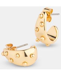 Whistles - Mini Bead Curved Earring - Lyst