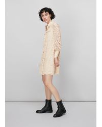 Whistles - Lace Shirt Dress - Lyst