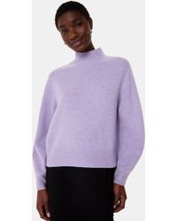 Whistles - Wool Funnel Neck Knit - Lyst