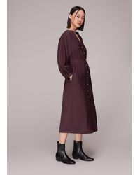 Whistles - Lizzie Midi Dress - Lyst