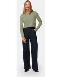 Whistles - Wool Cropped Sweater - Lyst