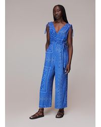 Whistles - Bandana Print Jumpsuit - Lyst