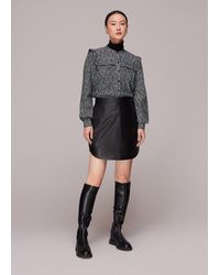 Whistles - Micro Bud Bella Blouse - Lyst