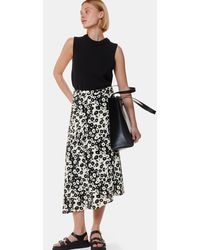 Whistles - Riley Floral Print Skirt - Lyst