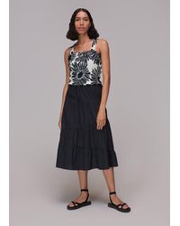 Whistles - Maria Full Tiered Skirt - Lyst