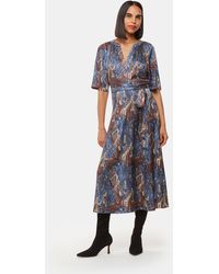 Whistles - Marlow Dashed Snake Dress - Lyst