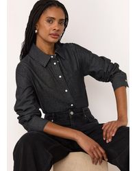 Whistles - Pocket Detail Cotton Shirt - Lyst