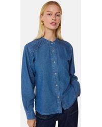 Whistles - Pintuck Detail Shirt - Lyst