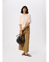 Whistles - Petite Ikat Spot Crop Trouser - Lyst