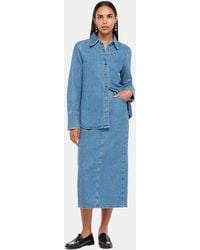 Whistles - Straight Midi Skirt - Lyst
