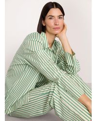 Whistles - Cotton Stripe Pyjama Shirt - Lyst