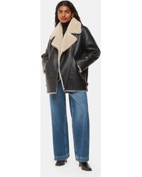 Whistles - Petite Faux Fur Aviator - Lyst