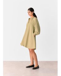 Whistles - Full Volume Gathered Dress - Lyst
