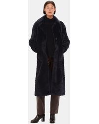 Whistles - Camille Shearling Coat - Lyst
