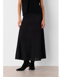 Whistles - Knitted Pleated Skirt - Lyst
