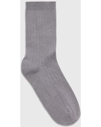 Whistles - Classic Ribbed Socks - Lyst