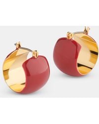 Whistles - Enamel Wide Hoop - Lyst