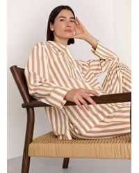 Whistles - Cotton Stripe Pyjama Shirt - Lyst