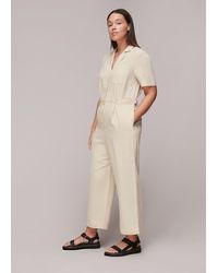 Whistles Amee Relaxed Jumpsuit - Natural