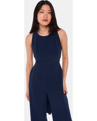 Whistles - Tie Back Maxi Jumpsuit - Lyst