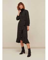 Whistles - Bright Bud Print Wrap Dress - Lyst