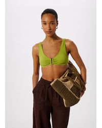 Whistles - Textured Ring Bikini Top - Lyst