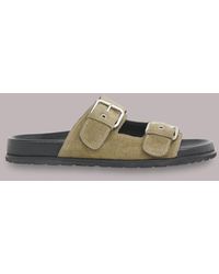 Whistles - Bodie Double Buckle Slide - Lyst