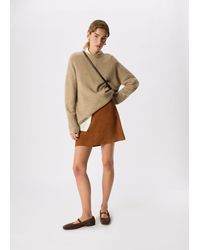 Whistles - Suede A Line Skirt - Lyst
