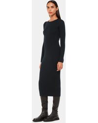 Whistles - Cut Out Twist Knitted Dress - Lyst