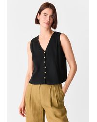 Whistles - Button Rib Tank - Lyst