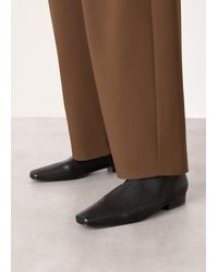 Whistles - Square Toe Flat Sock Boot - Lyst
