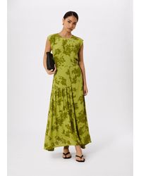 Whistles - Petite Floral Asymmetric Dress - Lyst