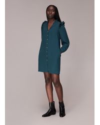 Whistles - Katie Button Through Dress - Lyst