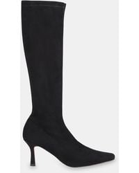 Whistles - Hera Stretch Suede Boot - Lyst