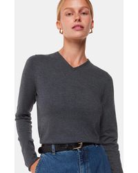 Whistles - Mila V Neck Knit - Lyst