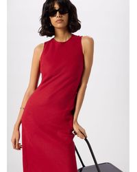 Whistles - Bias Cut Linen Dress - Lyst