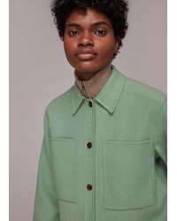 Whistles - Classic Wool Overshirt - Lyst