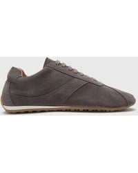 Whistles - Suede Unlined Sneaker - Lyst